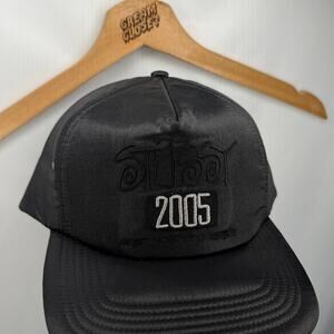 Vintage Y2K 2005 Stussy Rayon 5 Panel Snapback Hat Cap
